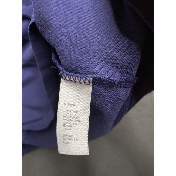 Apple Shirt Mens Medium Blue Macintosh Mac Employee Genius Uniform Long Sleeve - Picture 8 of 16